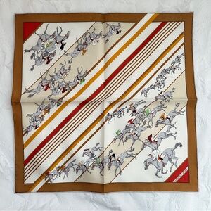 Hermes Les Courses Scarf 45